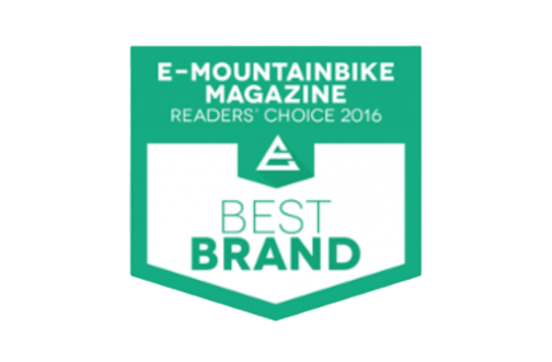 E-Mountain Bike Magazine Readers' Choice 2016 Best Brand Award