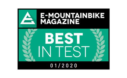 eMountainBike Magazine Best in Test award January 2020